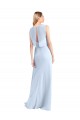 Sleeveless V-Neck Keyhole Back Chiffon A-Line Bridesmaid Dress / Evening Gowns Brisbane