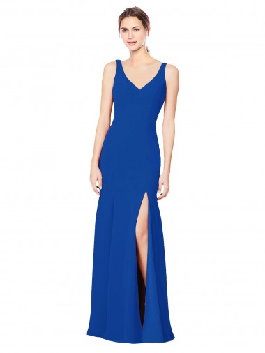 Sleeveless Sweetheart Low Back Chiffon Sheath Bridesmaid Dress / Evening Dress Brisbane