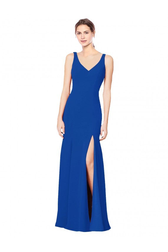 Sleeveless Sweetheart Low Back Chiffon Sheath Bridesmaid Dress / Evening Dress Brisbane