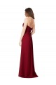Sleeveless Sweetheart Open Back Chiffon A-Line Bridesmaid Dress Brisbane