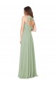 Sleeveless Sweetheart Open Back Soft Chiffon A-Line Formal Dress / Bridesmaid Dress Brisbane
