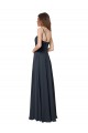 Sleeveless V-Neck Criss Cross Open Back Soft Chiffon A-Line Bridesmaid Dress Brisbane