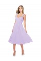 Sleeveless Lilac Sweetheart Soft Chiffon A-Line High Low Bridesmaid Dress Brisbane