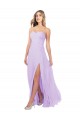 Sleeveless Lilac Sweetheart Chiffon A-Line Bridesmaid Dress Brisbane