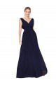 Sleeveless V-Neck Soft Chiffon A-Line Formal Evening Gown / Prom Dress / Bridesmaid Dress Brisbane