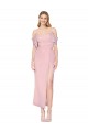 Cold Shoulder Off the Shoulder Soft Chiffon Mermaid Formal Evening Gown / Prom Dress / Bridesmaid Dress Brisbane
