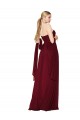 Sleeveless Burgundy Sweetheart Soft Chiffon A-Line Formal Evening Gown / Prom Dress / Bridesmaid Dress Brisbane
