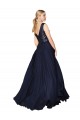 Sleeveless V-Neck V-Back Soft Chiffon & Sequin A-Line Semi Formal Evening Gown / Prom Dress / Bridesmaid Dress Brisbane