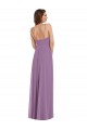 Sleeveless Spaghetti Straps Low Back Soft Chiffon A-Line Bridesmaid Dress / Formal Dress Brisbane