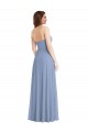 Sleeveless Strapless Soft Chiffon A-Line Semi Formal Evening Dress / Bridesmaid Dress Brisbane