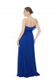 Sleeveless Royal Blue Sweetheart Soft Chiffon A-Line Bridesmaid Dress Brisbane