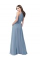 Sleeveless Halter Neck Chiffon A-Line Bridesmaid Formal Dress Brisbane