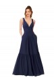 Sleeveless V-Neck V-Back Chiffon A-Line Evening Gowns / Bridesmaid Dress Brisbane
