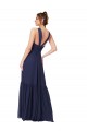 Sleeveless V-Neck V-Back Chiffon A-Line Evening Gowns / Bridesmaid Dress Brisbane