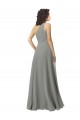 Sleeveless Wisteria One Shoulder Soft Chiffon A-Line Bridesmaid Dress Brisbane
