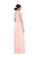 Sleeveless V-Neck Luxe Chiffon A-Line Bridesmaid Dress Brisbane