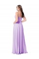 Sleeveless Scoop Neck Soft Chiffon A-Line Bridal Party Dress Brisbane