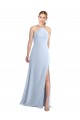 Sleeveless Halter Neck Keyhole Back Chiffon A-Line Bridesmaid Dress / Evening Dress Brisbane