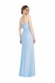 Sleeveless Strapless Low Back Soft Chiffon Trumpet Black Tie Evening Gown / Bridesmaid Dress Brisbane