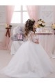Sleeveless Bateau Neck Tulle & Lace Ball Gowns Flower Girl Dress Brisbane