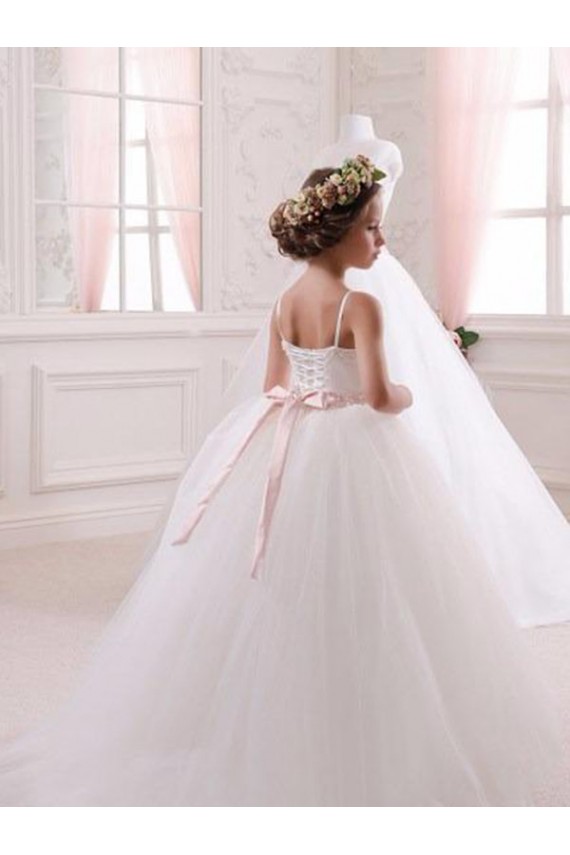 Sleeveless Sweetheart Tulle Ball Gown Flower Girl Dress Brisbane