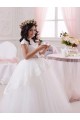 Sleeveless Ivory Sweetheart Tulle & Lace Ball Gown Flower Girl Dresses Brisbane