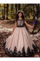 Sleeveless Sweetheart Satin & Lace Ball Gown Flower Girl Dress for Wedding Brisbane