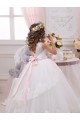 Sleeveless Sweetheart V-Back Tulle & Lace Ball Gown Flower Girl Dress for Wedding Brisbane