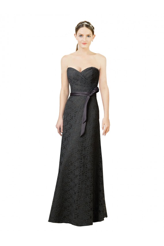 Sleeveless Sweetheart Lace Sheath Bridesmaid Dress Brisbane