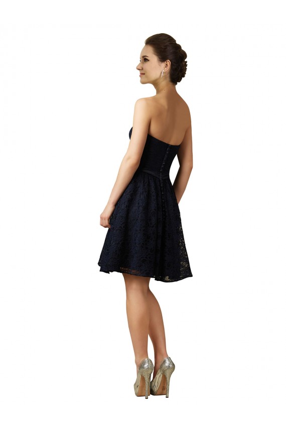 Sleeveless V-Neck Lace A-Line Bridesmaid Dress Brisbane