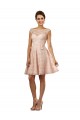 Cap Sleeves Bateau Neck Soft Chiffon & Lace A-Line Bridesmaid Dress Brisbane