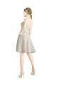 Sleeveless Ivory,Champagne Sweetheart Lace A-Line Bridesmaid Dress Brisbane