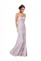 Sleeveless Sweetheart Lace Mermaid Bridesmaid Dress / Evening Dress Brisbane