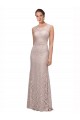 Sleeveless Illusion Neck Lace Mermaid Prom Dress / Bridesmaid Dress Brisbane