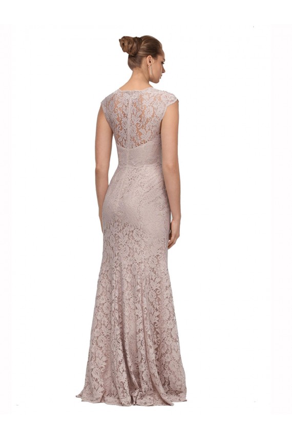 Cap Sleeves Sweetheart Lace Mermaid Bridesmaid Dress / Formal Dress Brisbane