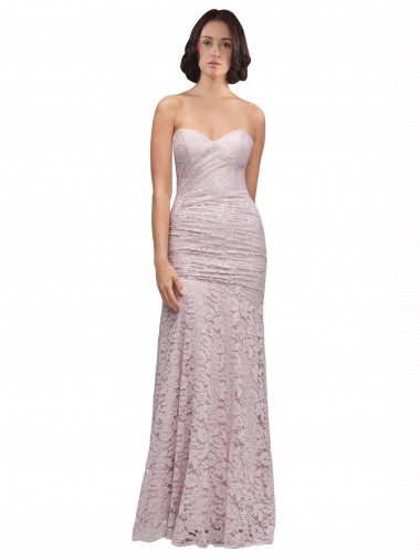 Sleeveless Sweetheart Lace Mermaid Prom Dress / Bridesmaid Dress Brisbane