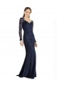 Long Sleeves Sweetheart Keyhole Back Lace Mermaid Prom Dress / Bridesmaid Dress Brisbane