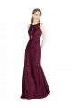 Sleeveless Illusion Neck Keyhole Back Lace A-Line Prom Dress / Bridesmaid Dress Brisbane