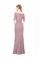 Short Sleeves Off the Shoulder Lace Mermaid Prom Dress / Bridesmaid Dress Brisbane