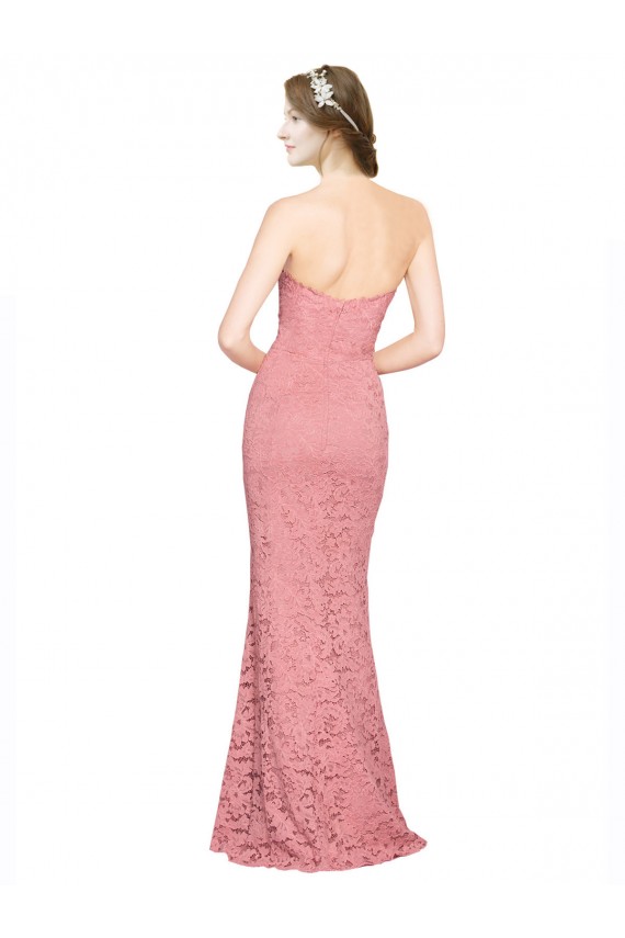 Sleeveless Sweetheart Lace Mermaid Formal Dress / Bridesmaid Dress Brisbane