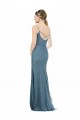 Sleeveless Spaghetti Straps Open Back Lace Sheath Bridesmaid Dress Brisbane