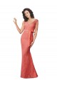 Sleeveless V-Neck Open Back Lace Mermaid Bridesmaid Dress Brisbane