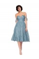 Sleeveless Off the Shoulder Keyhole Back Lace A-Line Bridesmaid Dress Brisbane