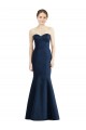 Sleeveless Dark Navy Sweetheart Satin Mermaid Bridesmaid Dresses Brisbane