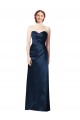 Sleeveless Sweetheart Satin A-Line Bridesmaid Dress Brisbane