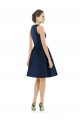Sleeveless Halter Neck Satin A-Line Bridesmaid Dress Brisbane