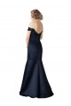Cap Sleeves Off the Shoulder Satin Mermaid Prom Dress / Bridesmaid Dress Brisbane