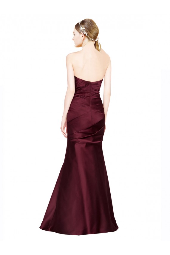 Sleeveless Sweetheart Low Back Satin Mermaid Formal Evening Gown / Prom Dress / Bridesmaid Dress Brisbane