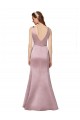 Sleeveless V-Neck V-Back Satin Sheath Formal Evening Gown / Prom Dress / Bridesmaid Dress Brisbane