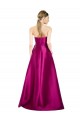 Sleeveless V-Neck Satin A-Line Prom Dress / Bridesmaid Dress Brisbane